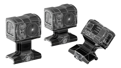 AIMPOINT ACRO P2 RED DOT SIGHT 3dmilitaryassets