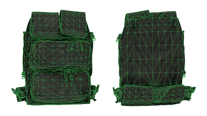 CRYE PRECISION ZIPON 2 POUCH PANEL - Low Poly 3D Model | Game-Ready ...