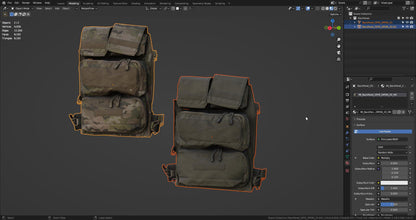 CRYE PRECISION ZIPON 2 POUCH PANEL