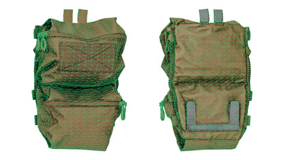 FERRO CONCEPTS DOUBLE POUCH BACK PANEL