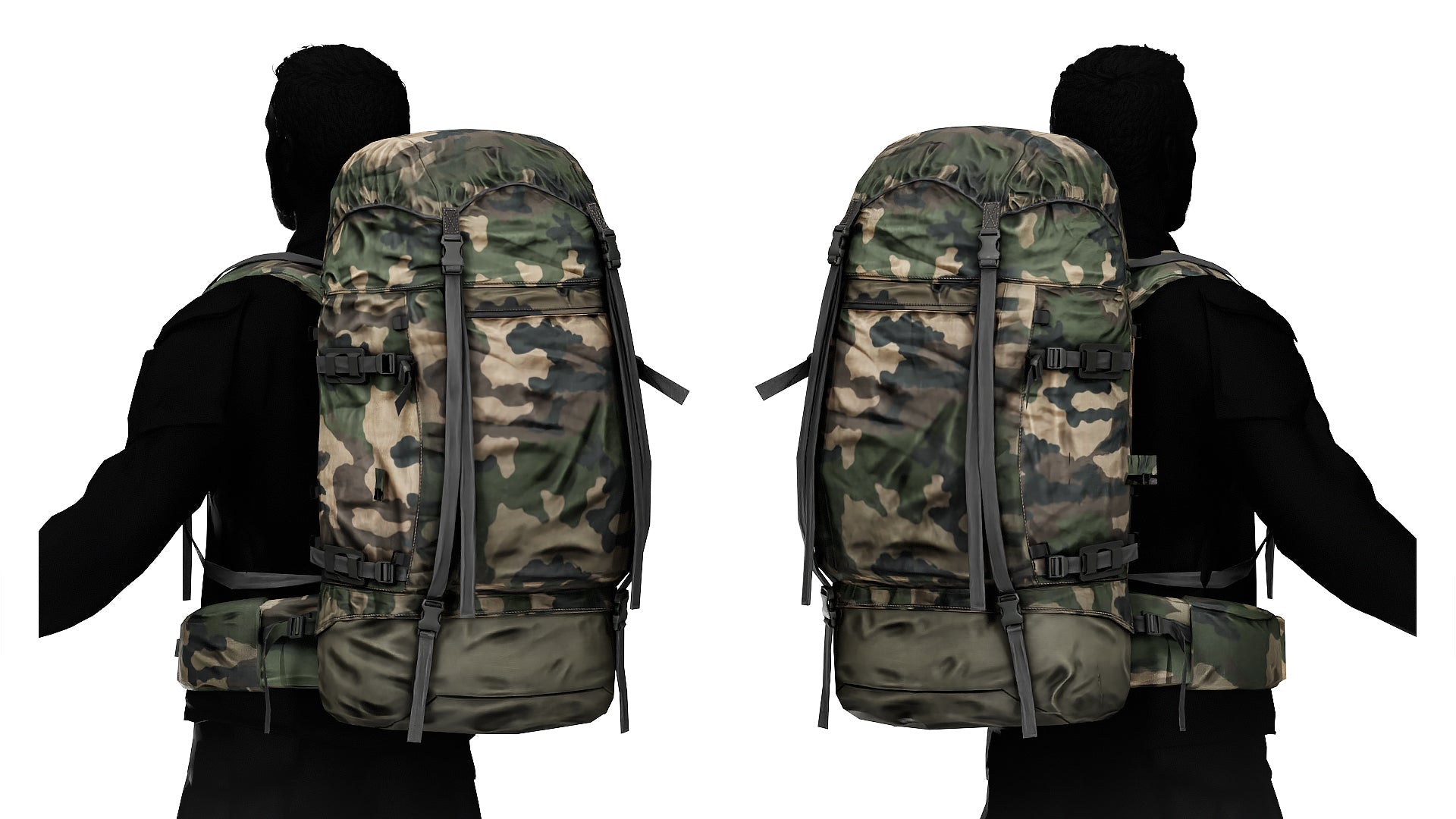 F2 BERGEN BACKPACK 3dmilitaryassets