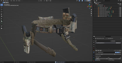 FERRO CONCEPTS BISON BELT 3dmilitaryassets