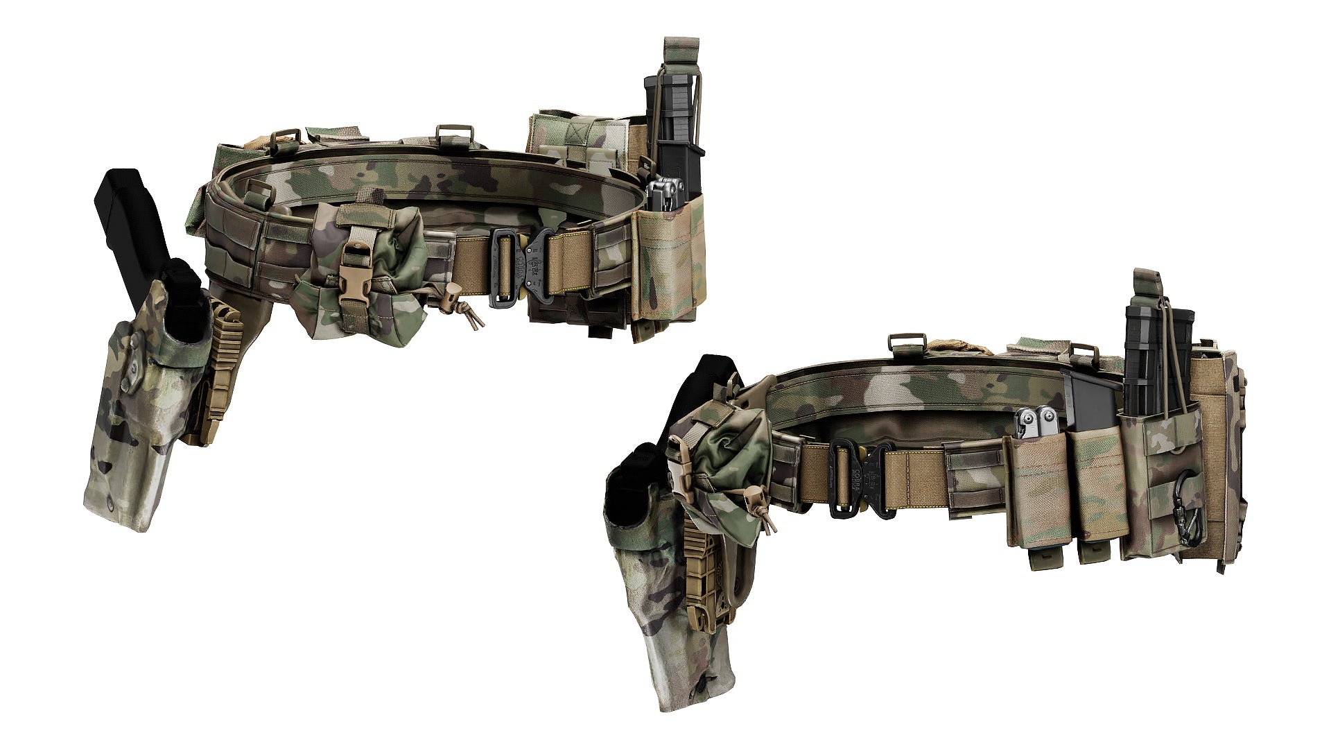 TYR GUNFIGHTER MAB BELT - Low Poly 3D Model | Game-Ready Asset