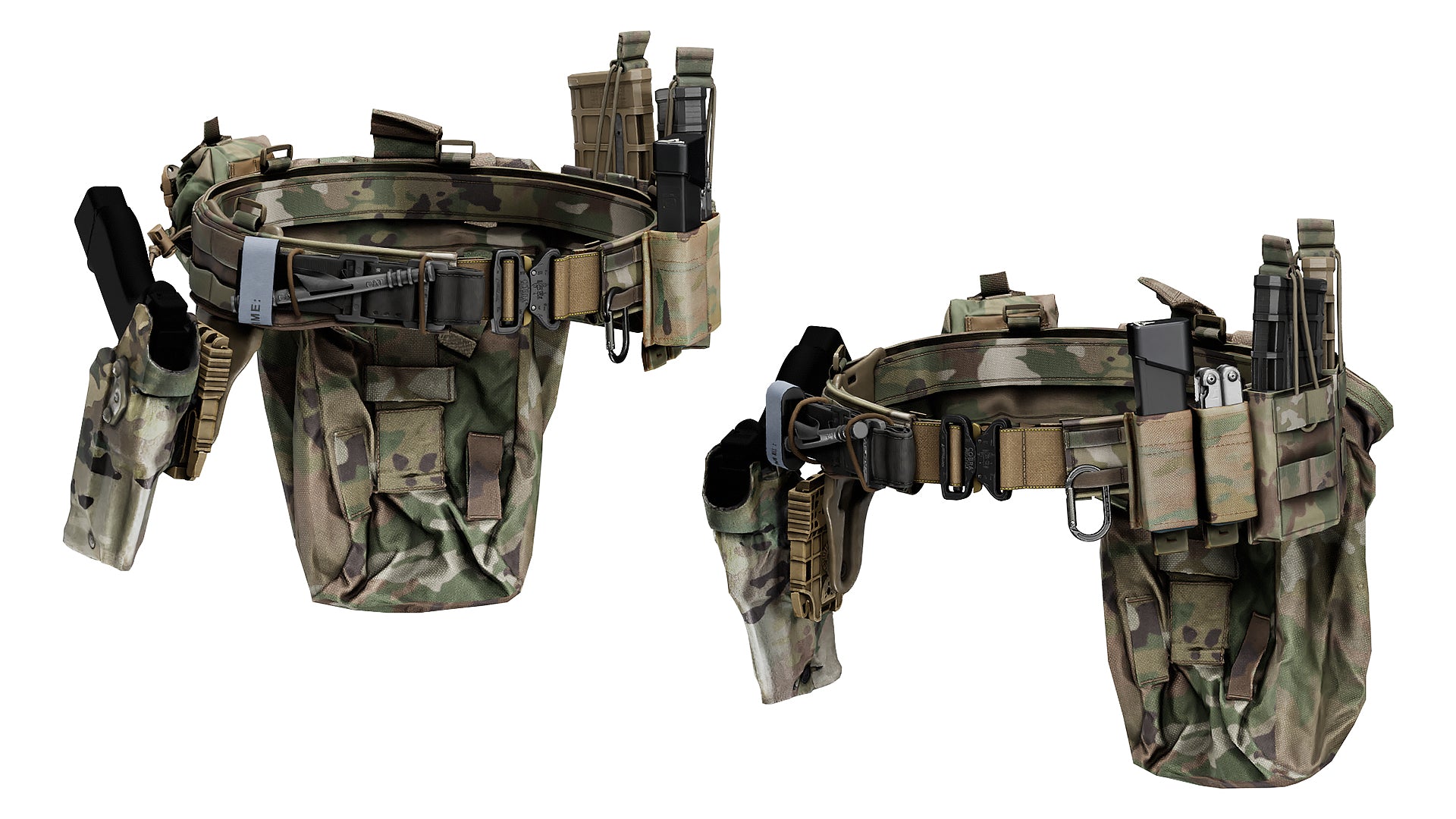 TYR GUNFIGHTER MAB BELT - Low Poly 3D Model | Game-Ready Asset