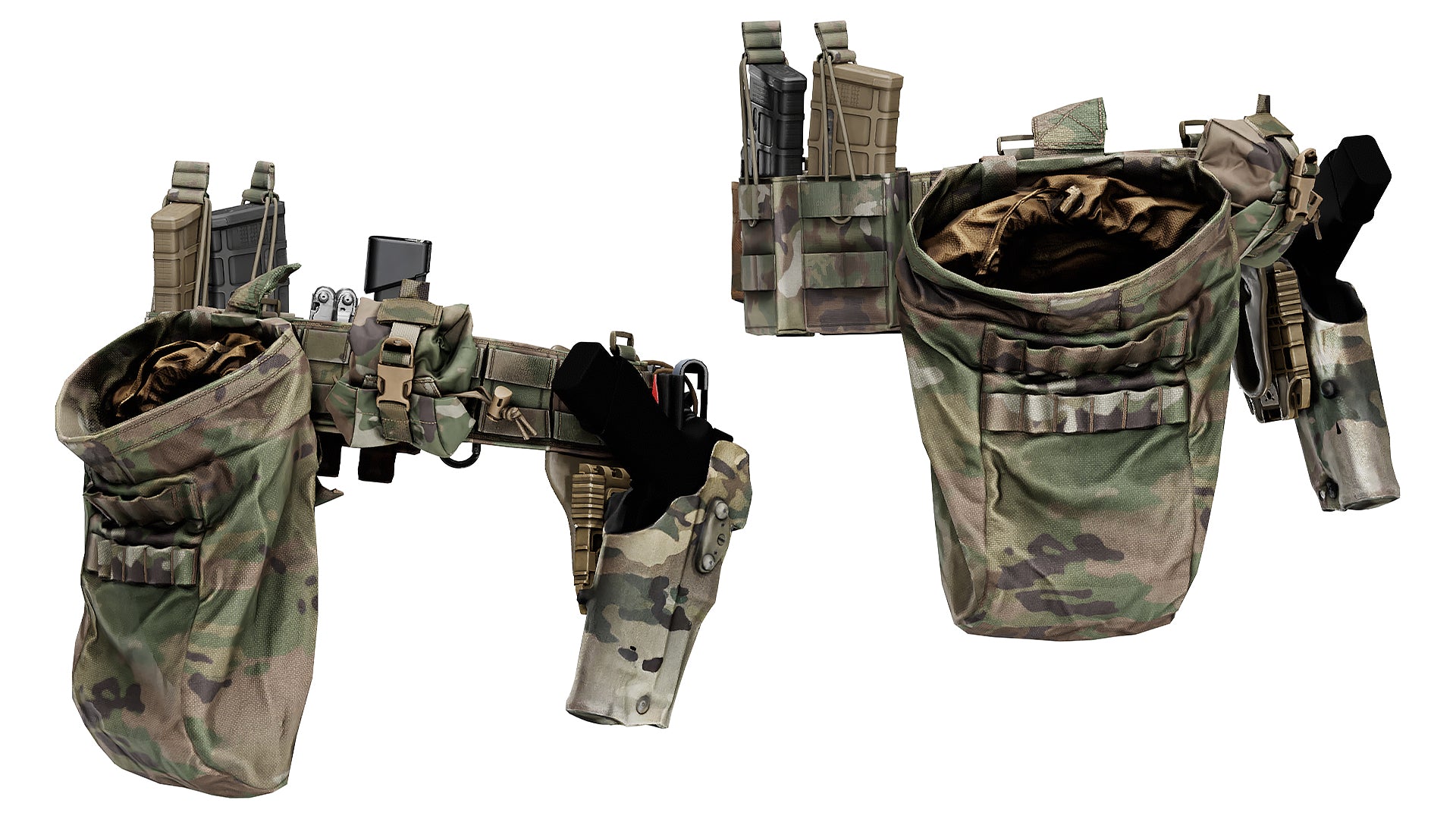 TYR GUNFIGHTER MAB BELT - Low Poly 3D Model | Game-Ready Asset