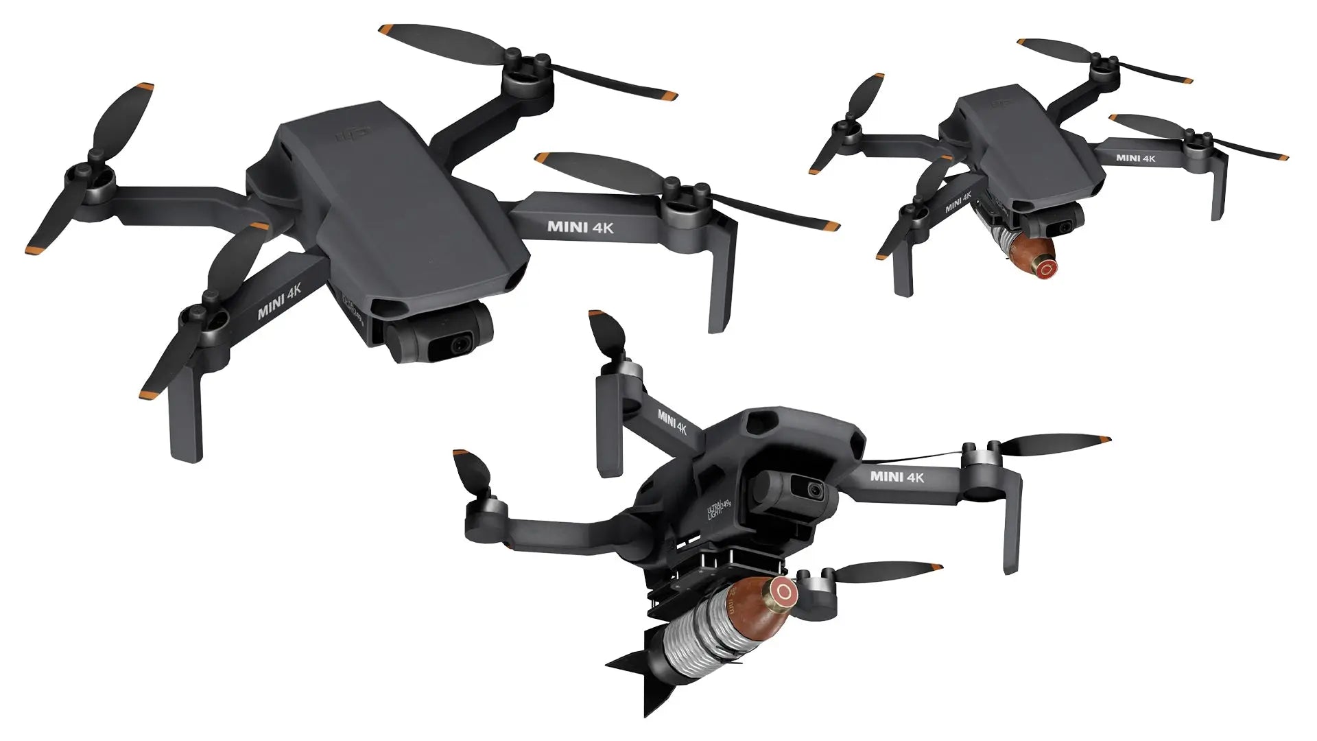 Diget Mini DIJI MINI 4K DRONE - Low Poly 3D Model | Game-Ready Asset | 3DMA ...