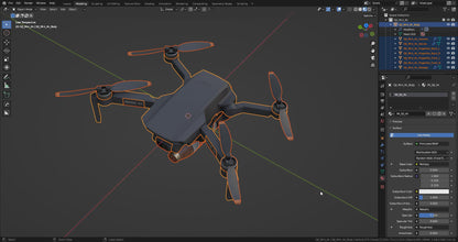 DIJI MINI 4K DRONE 3dmilitaryassets