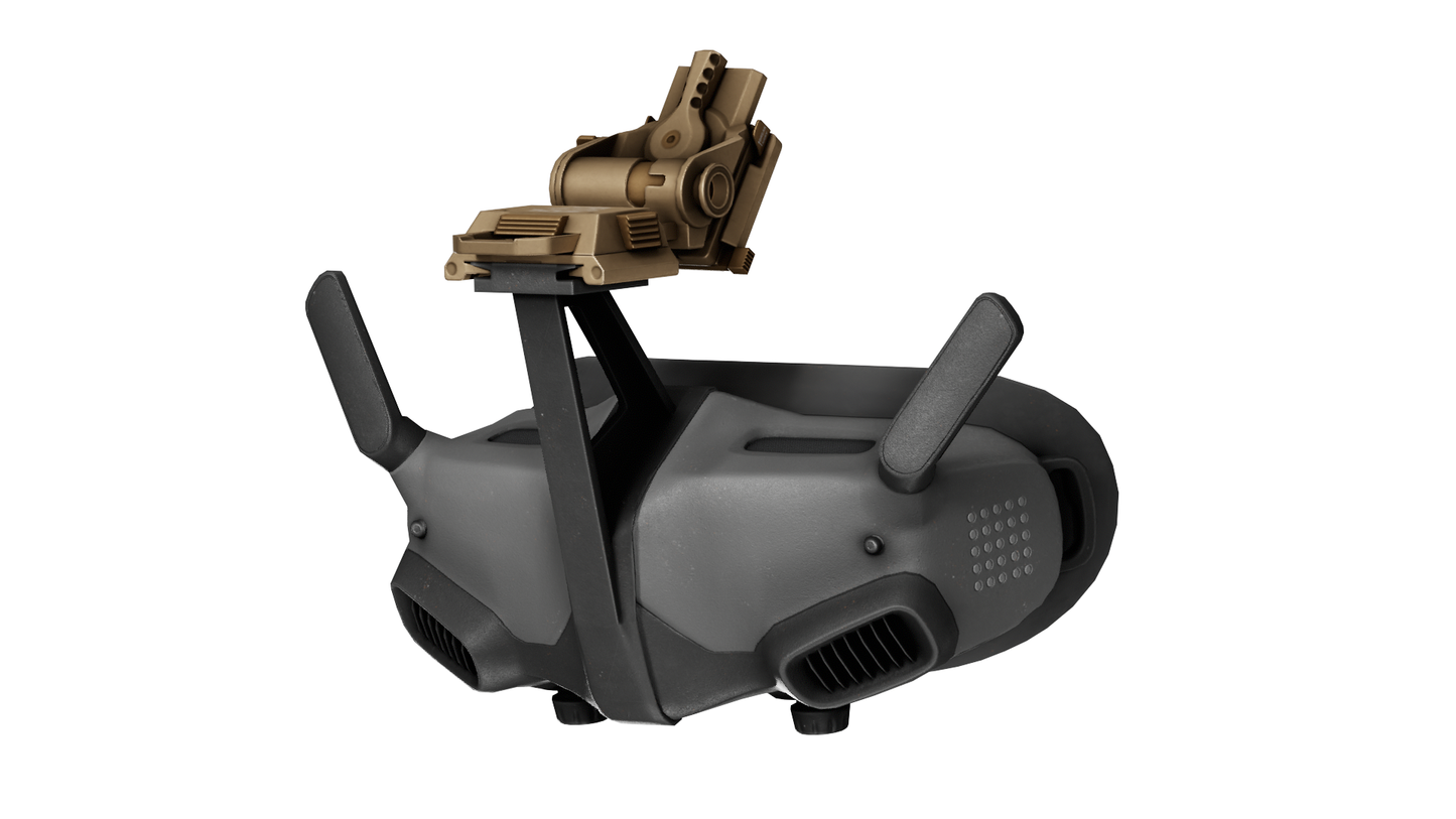 dji drone goggles DJI DRONE GOGGLES - Low Poly 3D Model | Game-Ready Asset