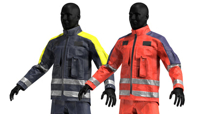 EMS UNIFORM RIGGED 3dmilitaryassets
