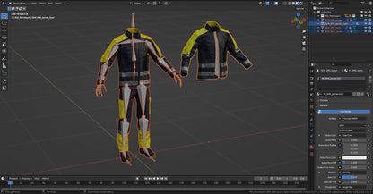 EMS UNIFORM RIGGED 3dmilitaryassets