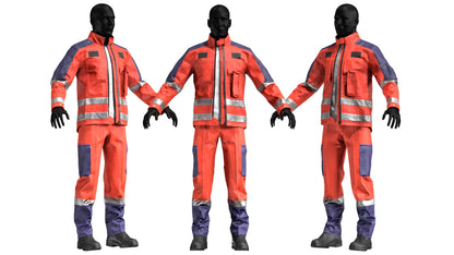 EMS UNIFORM RIGGED 3dmilitaryassets