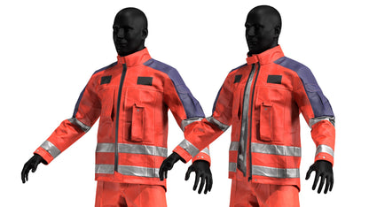 EMS UNIFORM RIGGED 3dmilitaryassets