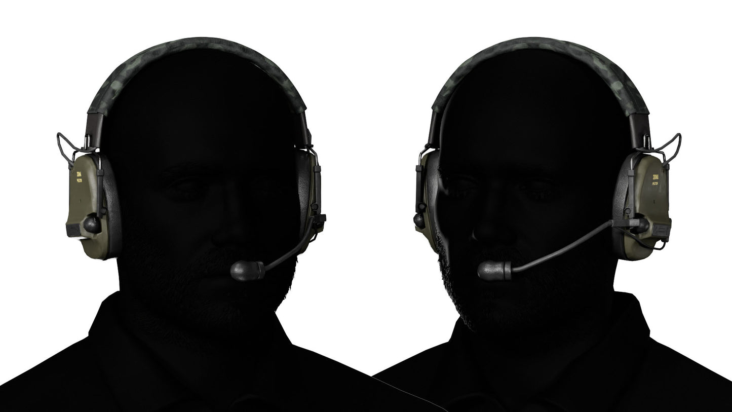 MILITARY EAR PROTECTION HEADSET