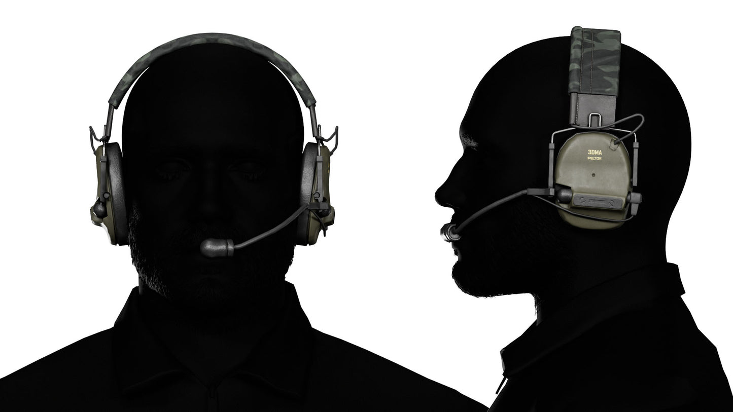 MILITARY EAR PROTECTION HEADSET