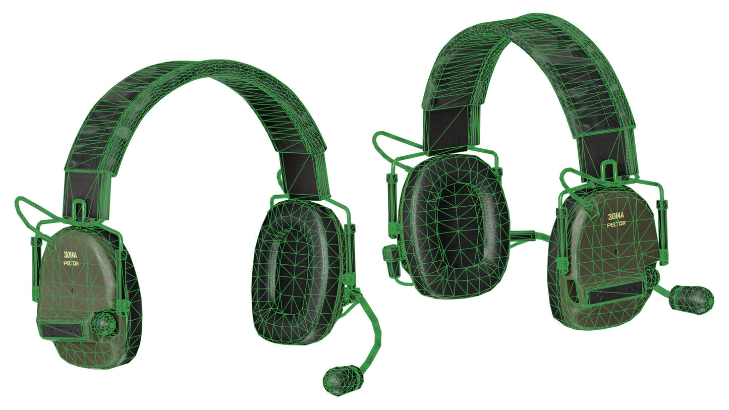 MILITARY EAR PROTECTION HEADSET