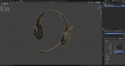MILITARY EAR PROTECTION HEADSET 3dmilitaryassets