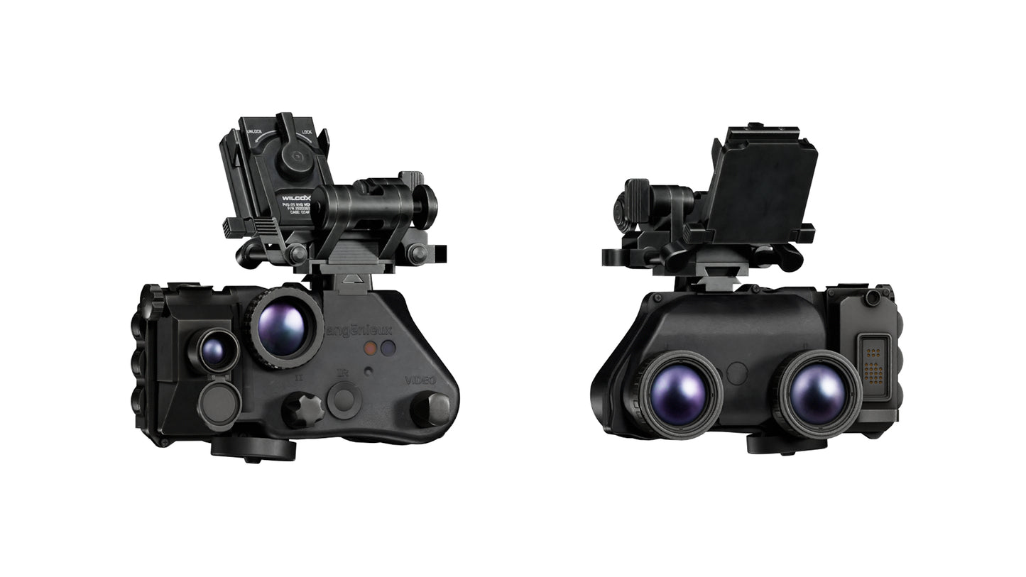 THALES MINIE D IR NIGHT VISION AND WILCOX G29 HELMET MOUNT