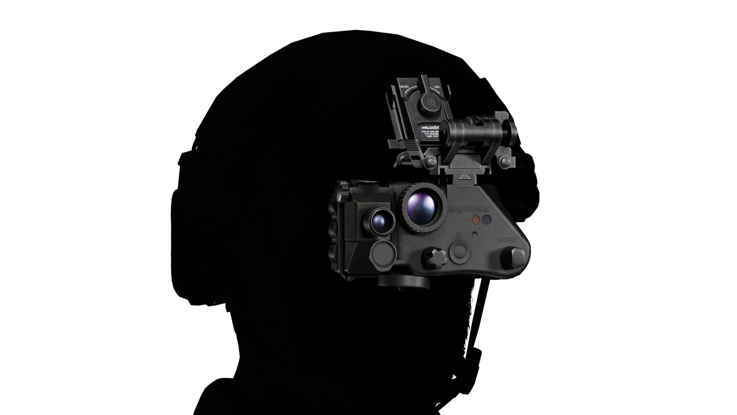THALES MINIE D IR NIGHT VISION AND WILCOX G29 HELMET MOUNT