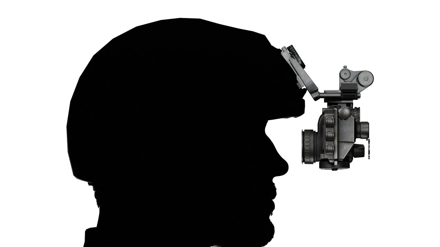 THALES MINIE D IR NIGHT VISION AND WILCOX G29 HELMET MOUNT