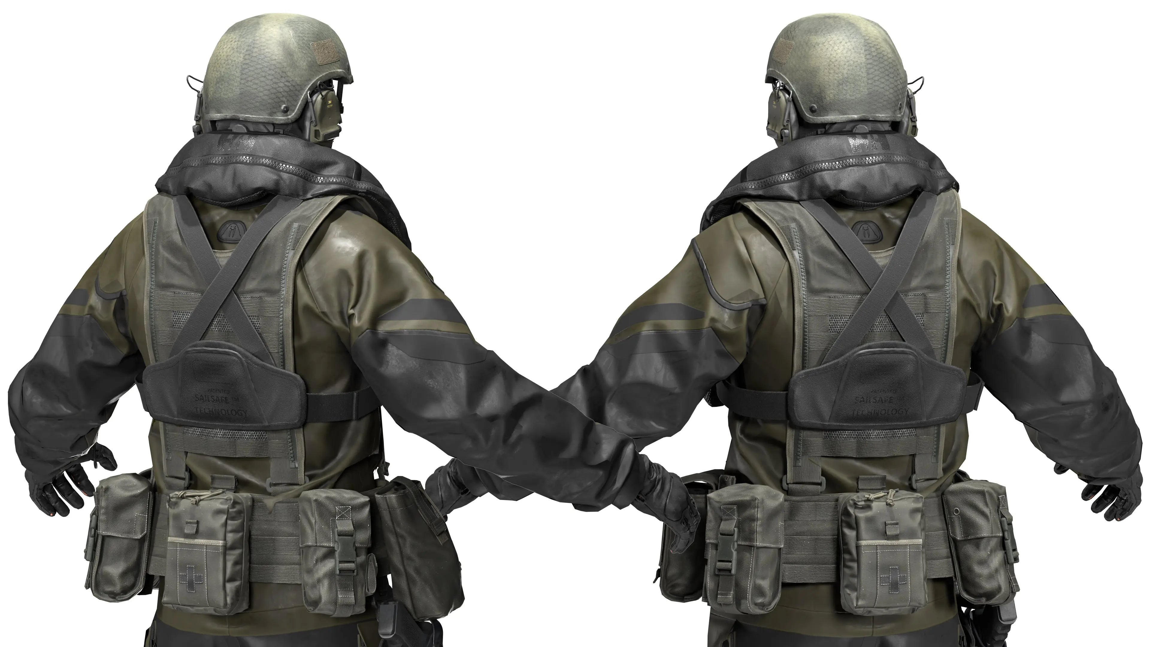 Operater Rigged Model DANISH FROGMAN OPERATOR (RIGGED) – 3DMilitaryAssets