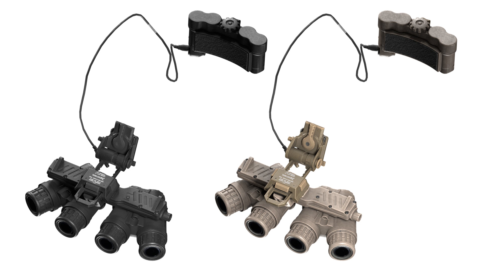 panoramic night vision goggles 3d print GPNVG-18 NIGHT VISION GOGGLE - Low Poly 3D Model | Game-Ready Asset