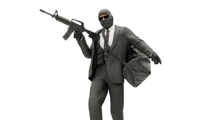 ROBBER CHARACTER RIGGED 3DMilitaryAssets