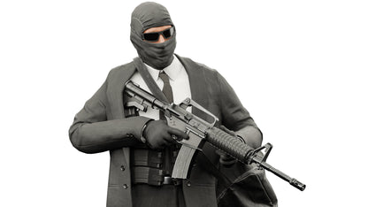 ROBBER CHARACTER RIGGED 3DMilitaryAssets