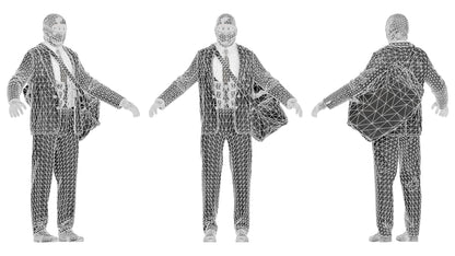 ROBBER CHARACTER RIGGED 3DMilitaryAssets