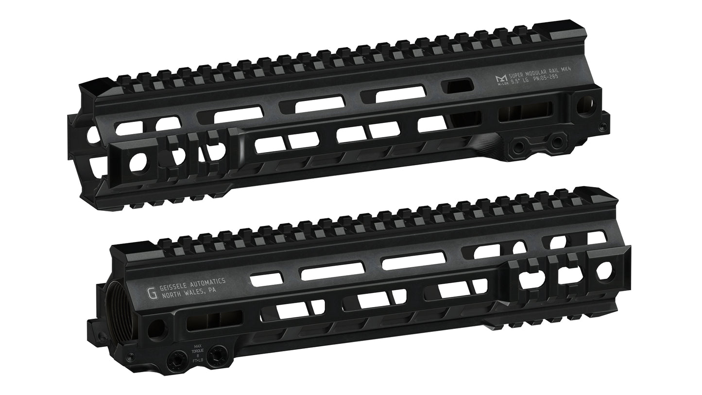 GEISSELE AUTOMATICS SUPER MODULAR RAIL MK4 MLOK HANDGUARD