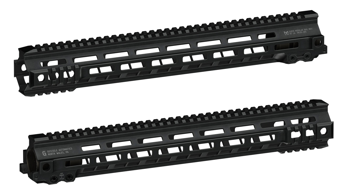 GEISSELE AUTOMATICS SUPER MODULAR RAIL MK4 MLOK HANDGUARD