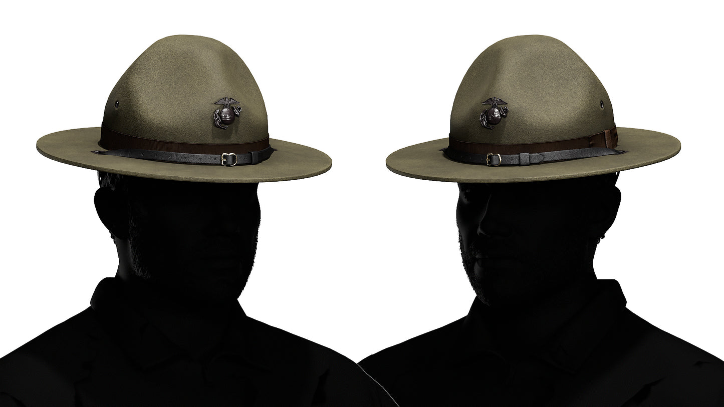 USMC DRILL INSTRUCTOR HAT