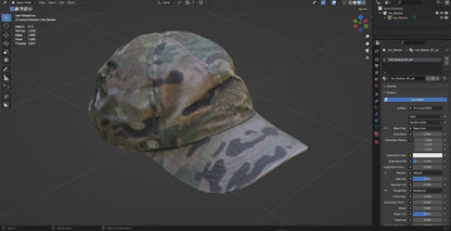 MATBOCK MILITARY HAT 3dmilitaryassets