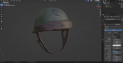 FRENCH WWII HELMET MODELE M35 3dmilitaryassets