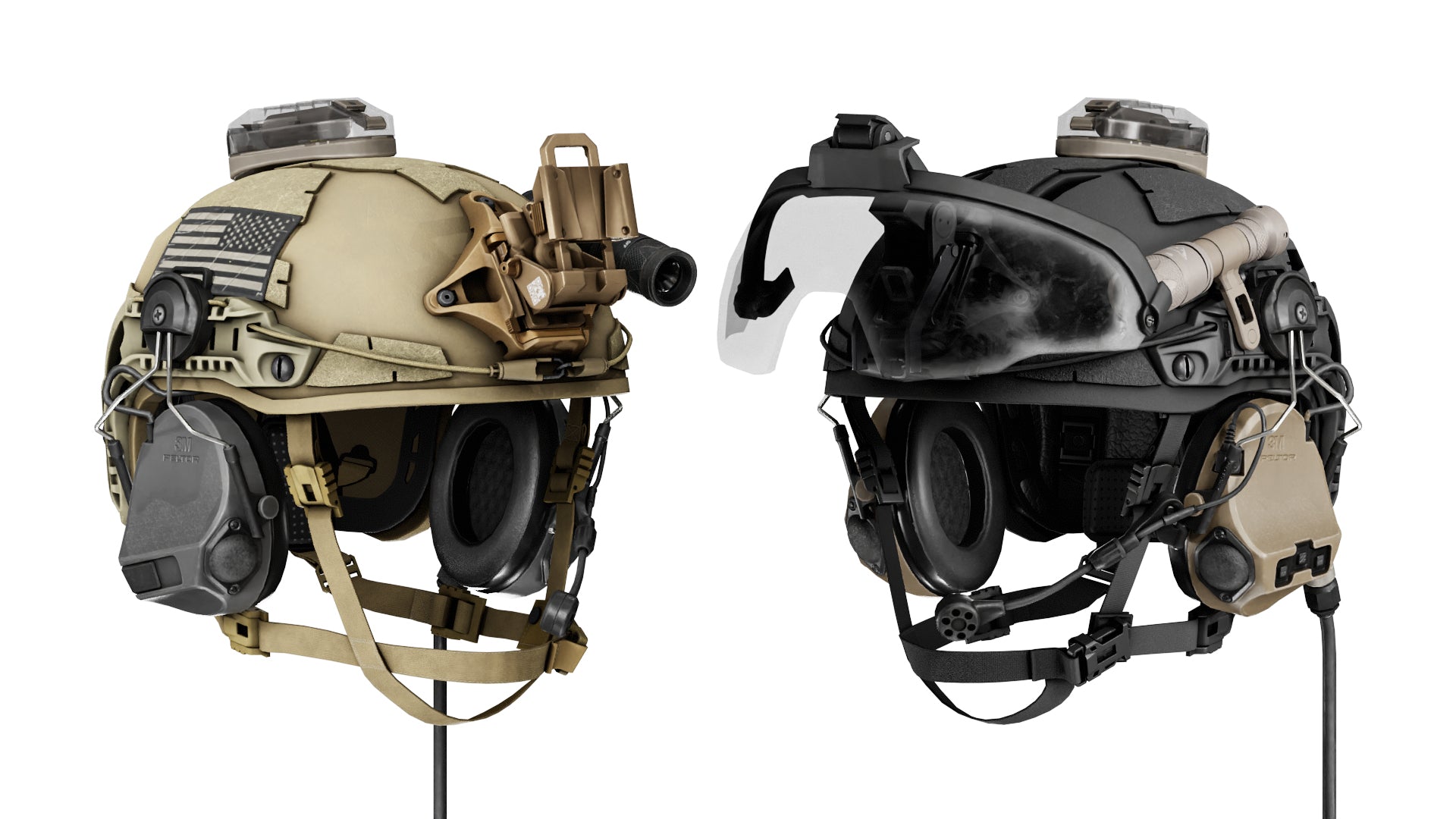 GALVION CAIMAN BUMP AND BALLISTIC HELMET BUNDLE – 3DMilitaryAssets