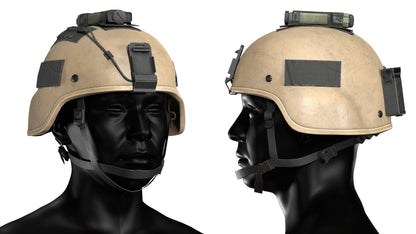 MICH HELMET LOW CUT 3dmilitaryassets