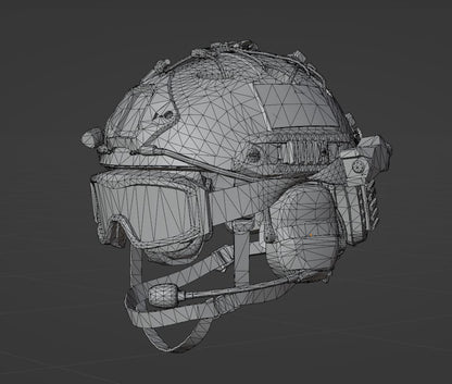 SHADOW COMPANY OPS CORE BUMP HELMET 3dmilitaryassets
