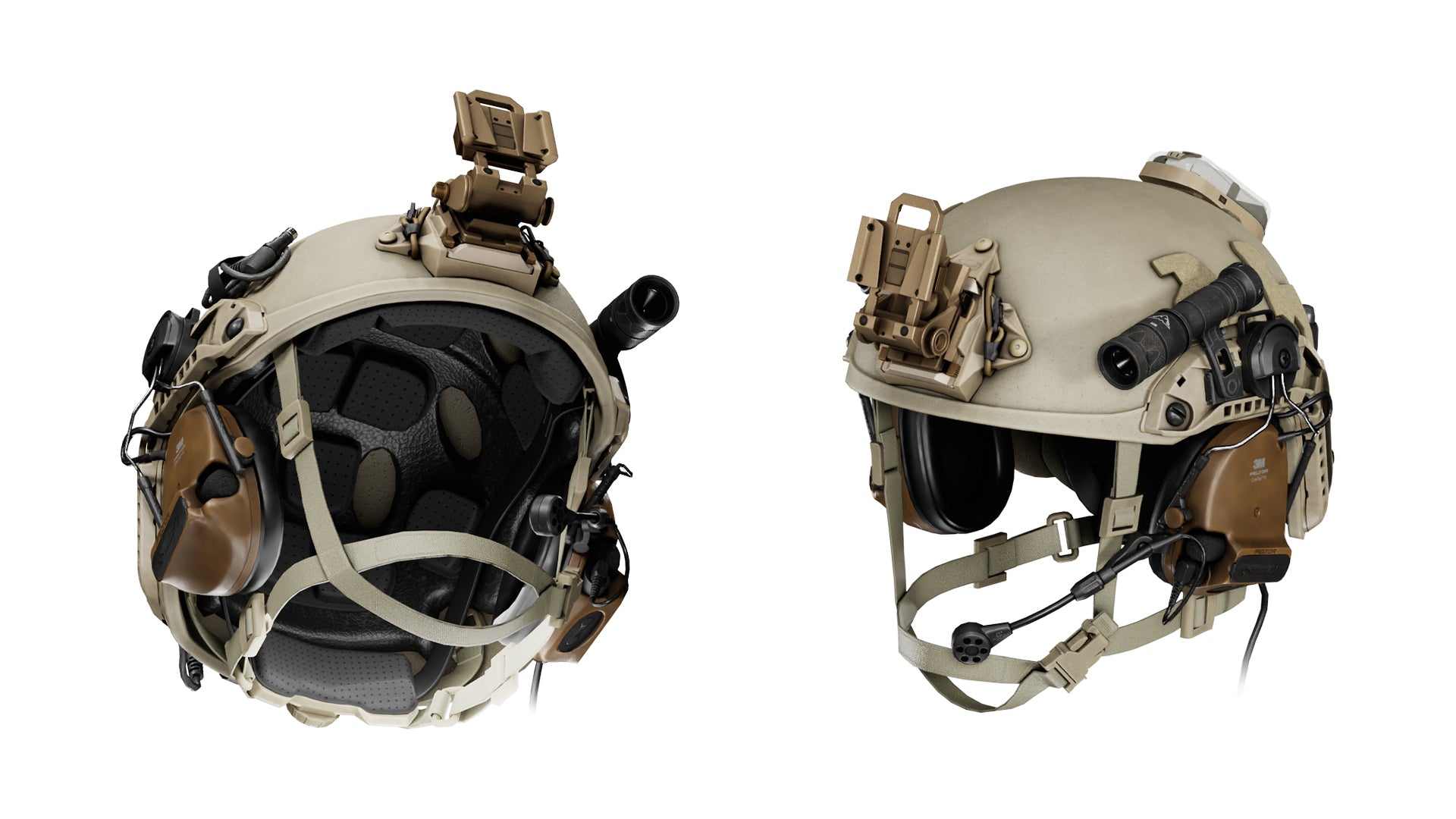 OPSCORE FTHS BALLISTIC HELMET - Low Poly 3D Model | Game-Ready