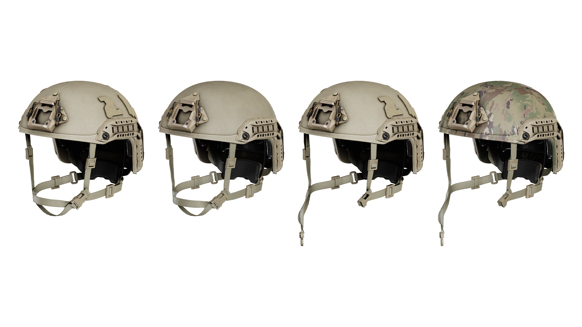 OPSCORE FTHS BALLISTIC HELMET - Low Poly 3D Model | Game-Ready