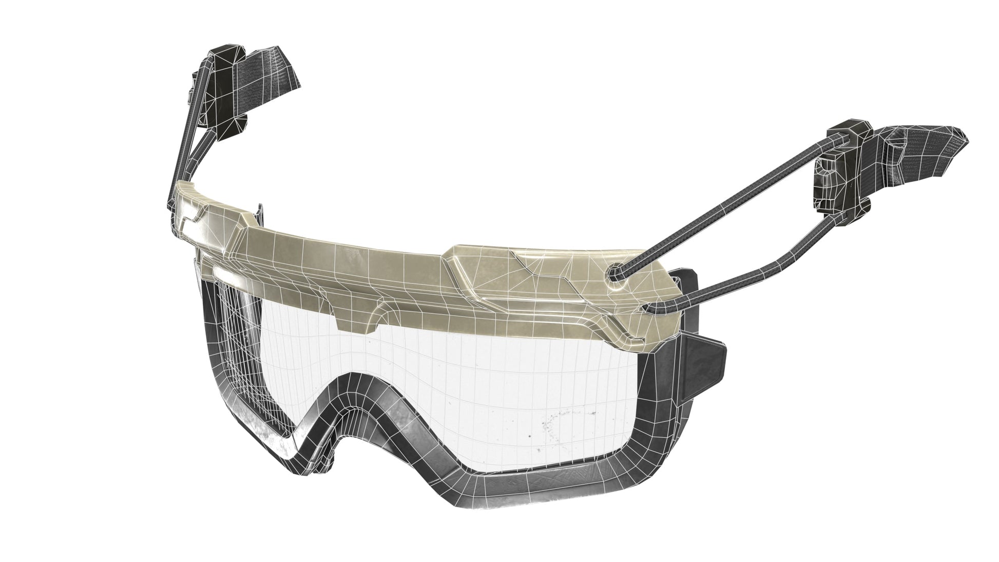 tactical goggles dayz OPS CORE STEP IN PROTECTION GOGGLES - Low Poly 3D Model