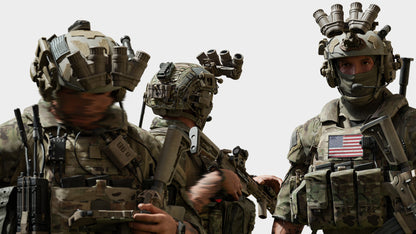 3DMA PATCHES AND FLAGS 3dmilitaryassets