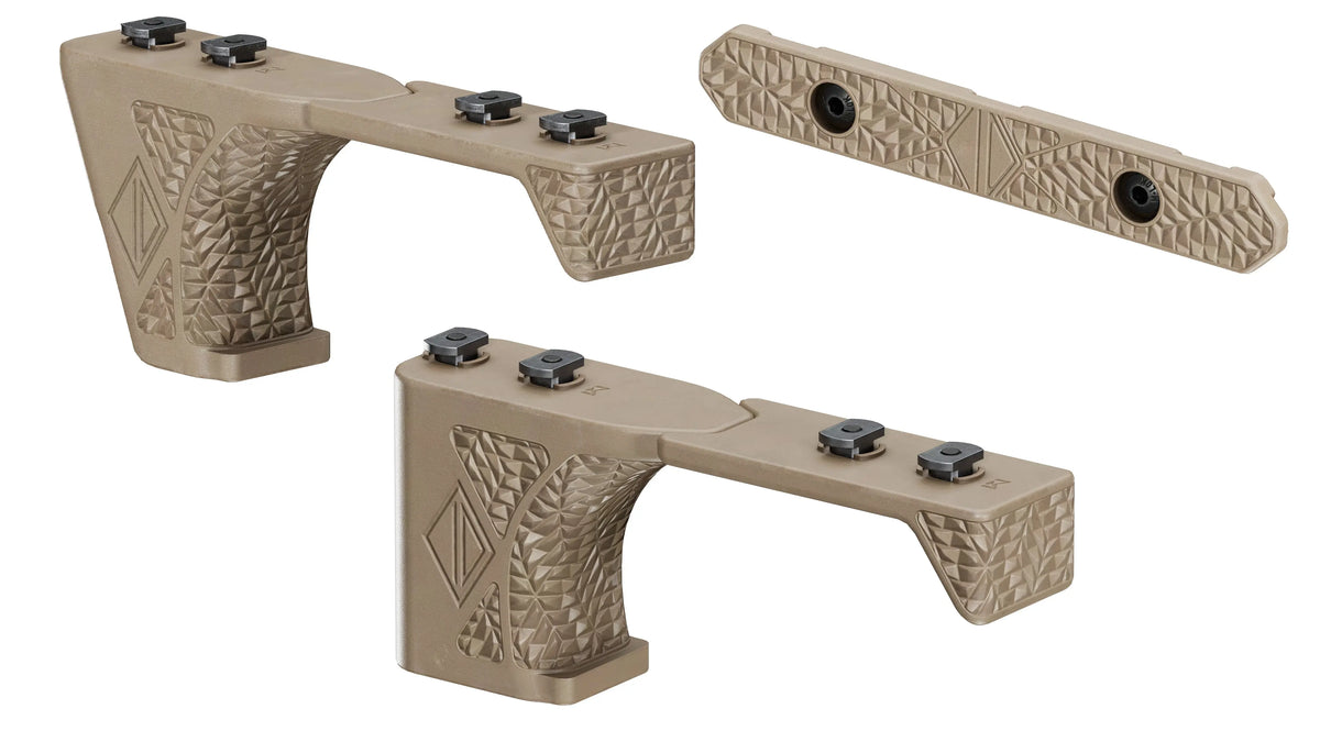 Irregular Rear Grip IRREGULAR DEFENSE GRIP AND RAIL COVER – 3DMilitaryAssets