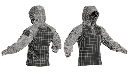 AEM01 TACTICAL JACKET 3dmilitaryassets