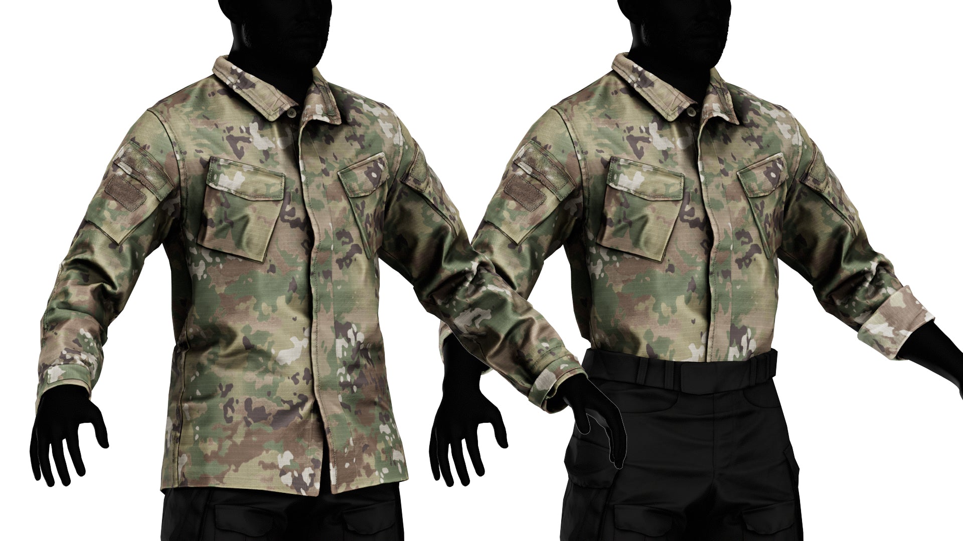 ミリタリージャケット PATAGONIA LEVEL9 FIELD JAKCET PATAGONIA FIELD JACKET L9 - Low Poly 3D Model | Game-Ready Asset
