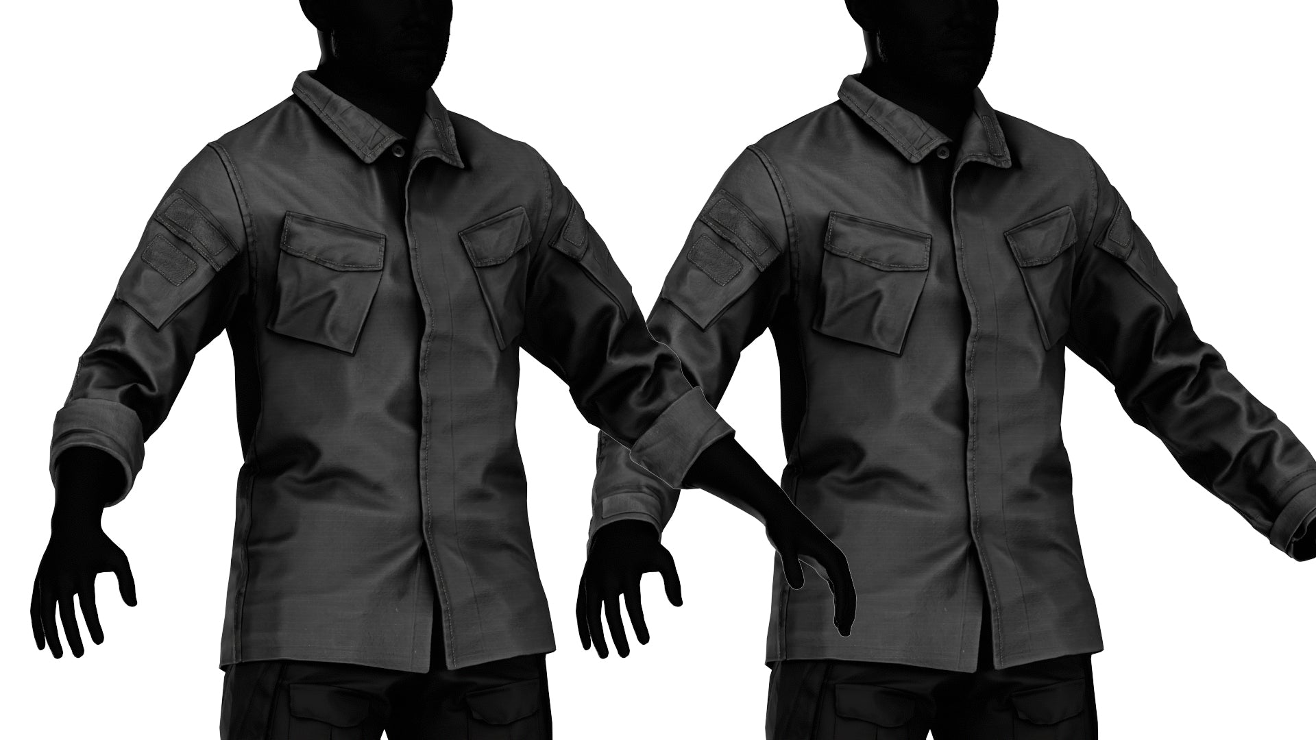 PATAGONIA FIELD JACKET L9 - Low Poly 3D Model | Game-Ready Asset