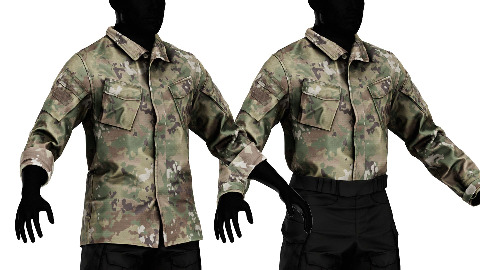 パタゴニアl9ジャケットSR PATAGONIA FIELD JACKET L9 - Low Poly 3D Model | Game-Ready Asset
