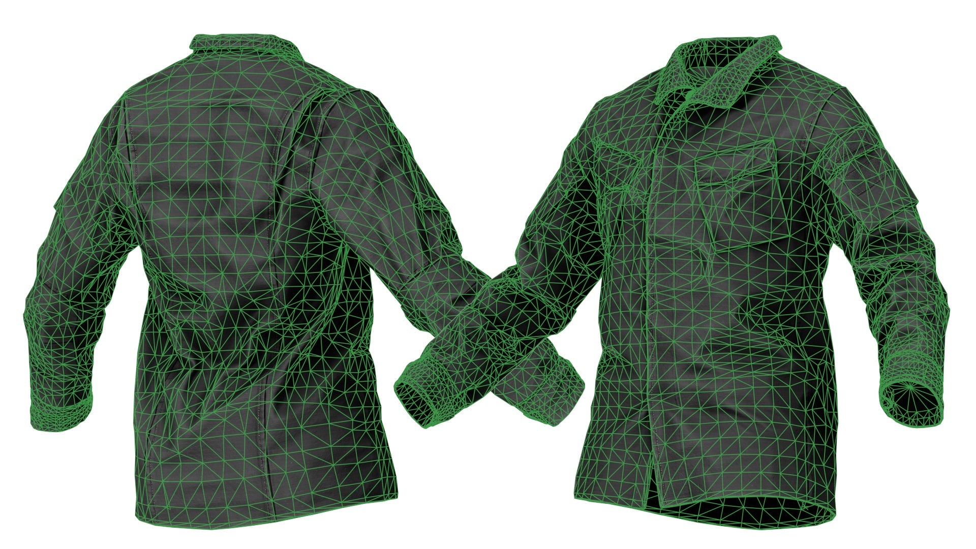 PATAGONIA FIELD JACKET L9 - Low Poly 3D Model | Game-Ready Asset