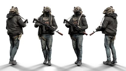 HOUND WOLF SQUAD JACKET - N 3B PARKA