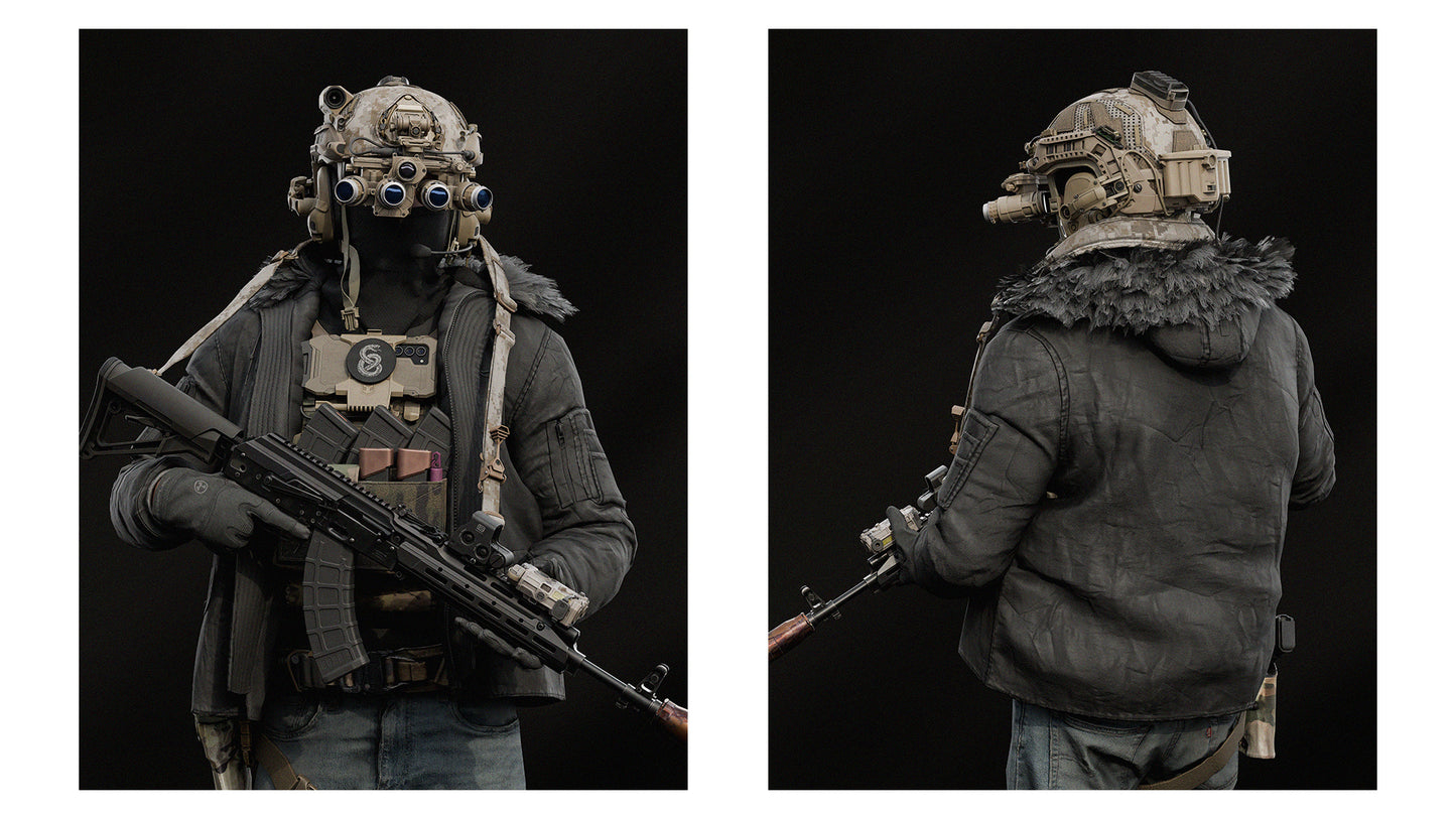 HOUND WOLF SQUAD JACKET - N 3B PARKA