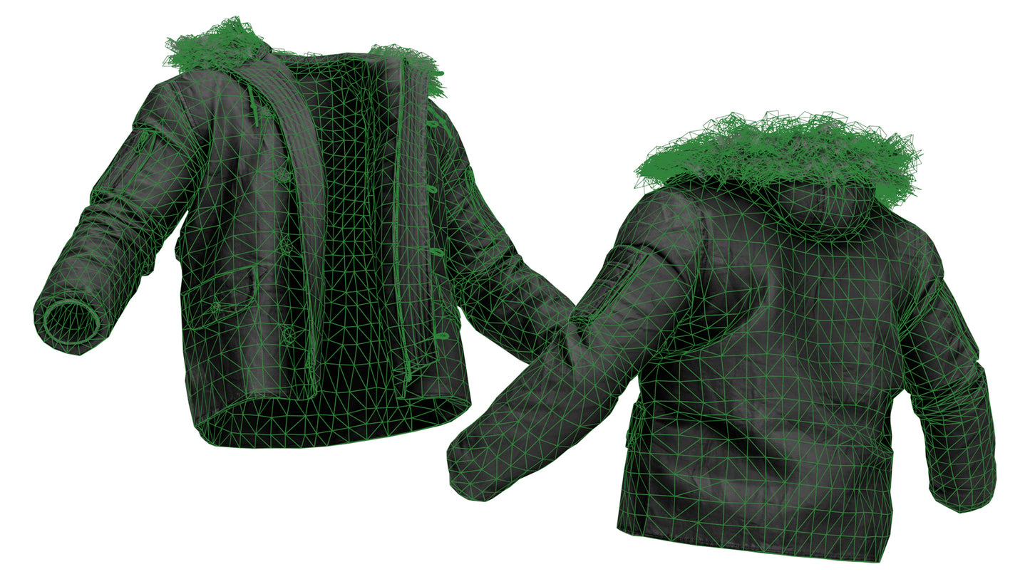 HOUND WOLF SQUAD JACKET - N 3B PARKA