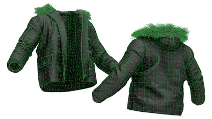 HOUND WOLF SQUAD JACKET - N 3B PARKA